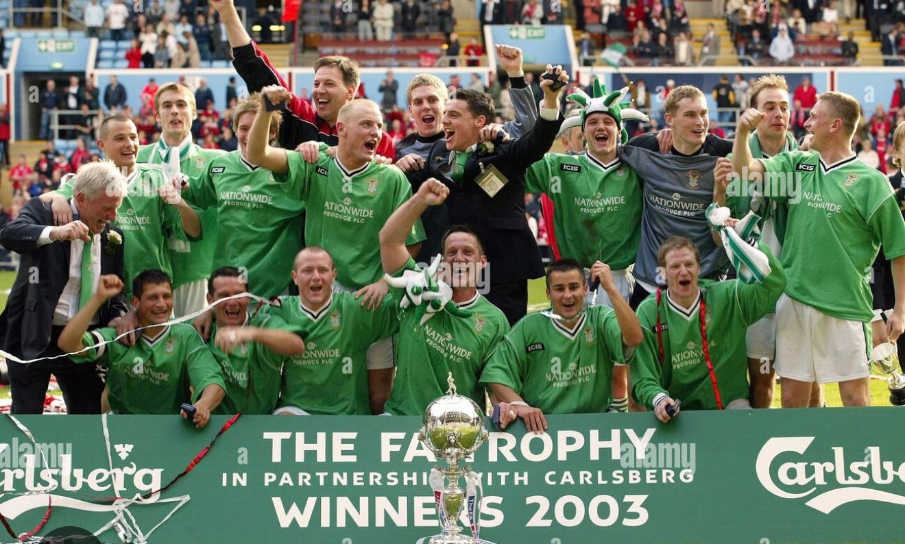 23 years ago today, history was made- FA Trophy Winners 2003
